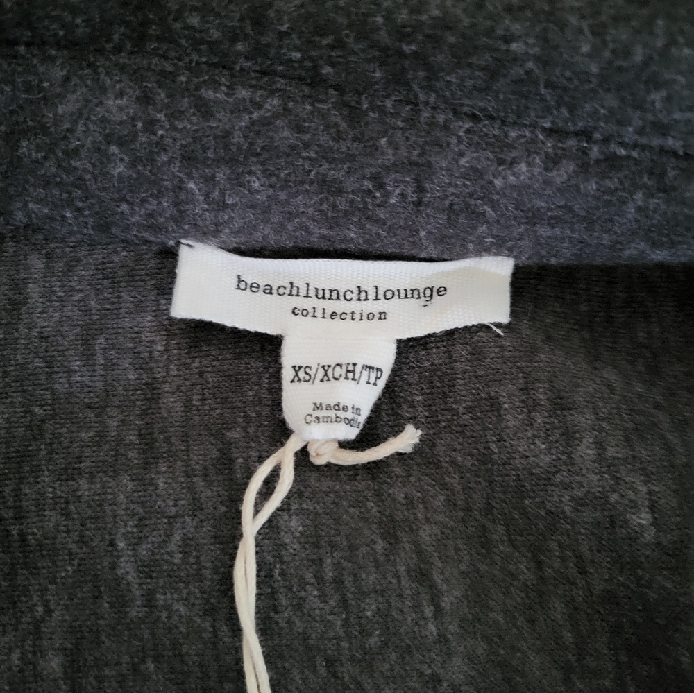 LAST CHANCE Beachlunchlounge xs Taya jacket charcoal Heather - Picture 2 of 4